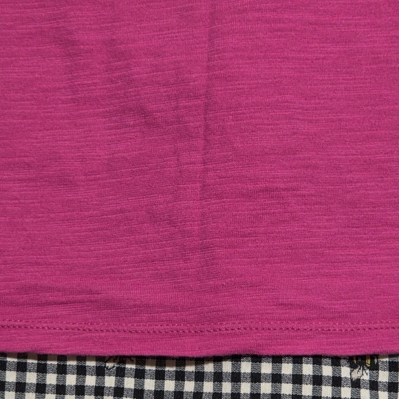 Women's Hanes Pink Short Sleeve Tee - Picture 5 of 16